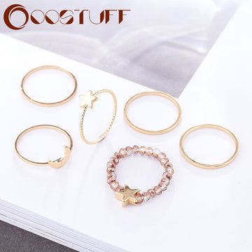 Antique Gold Silver Color Rings Body Jewelry For Women Fashion Accessories Promise Female Finger Decoration Gifts Wholesale 2022 daiiibabyyy